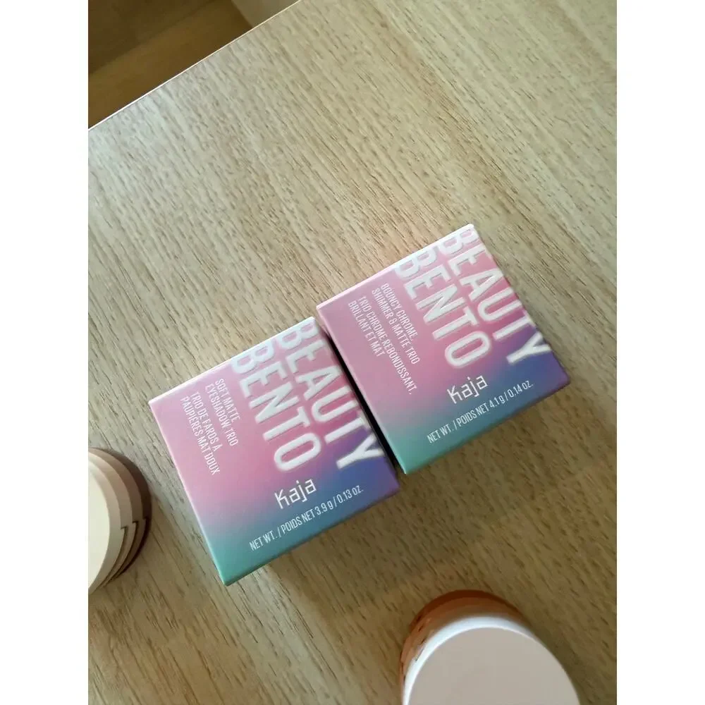 $56 KAJA Beauty Bento Eyeshadow Bundle Neutral Moment + Peach Madeline
